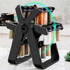 رف توابل دوار بـ 18 علبة | منظم تخزين للمطبخ