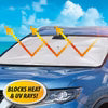 Portable Umbrella Car windshield Sun Screen | Foldable | Easy Storage